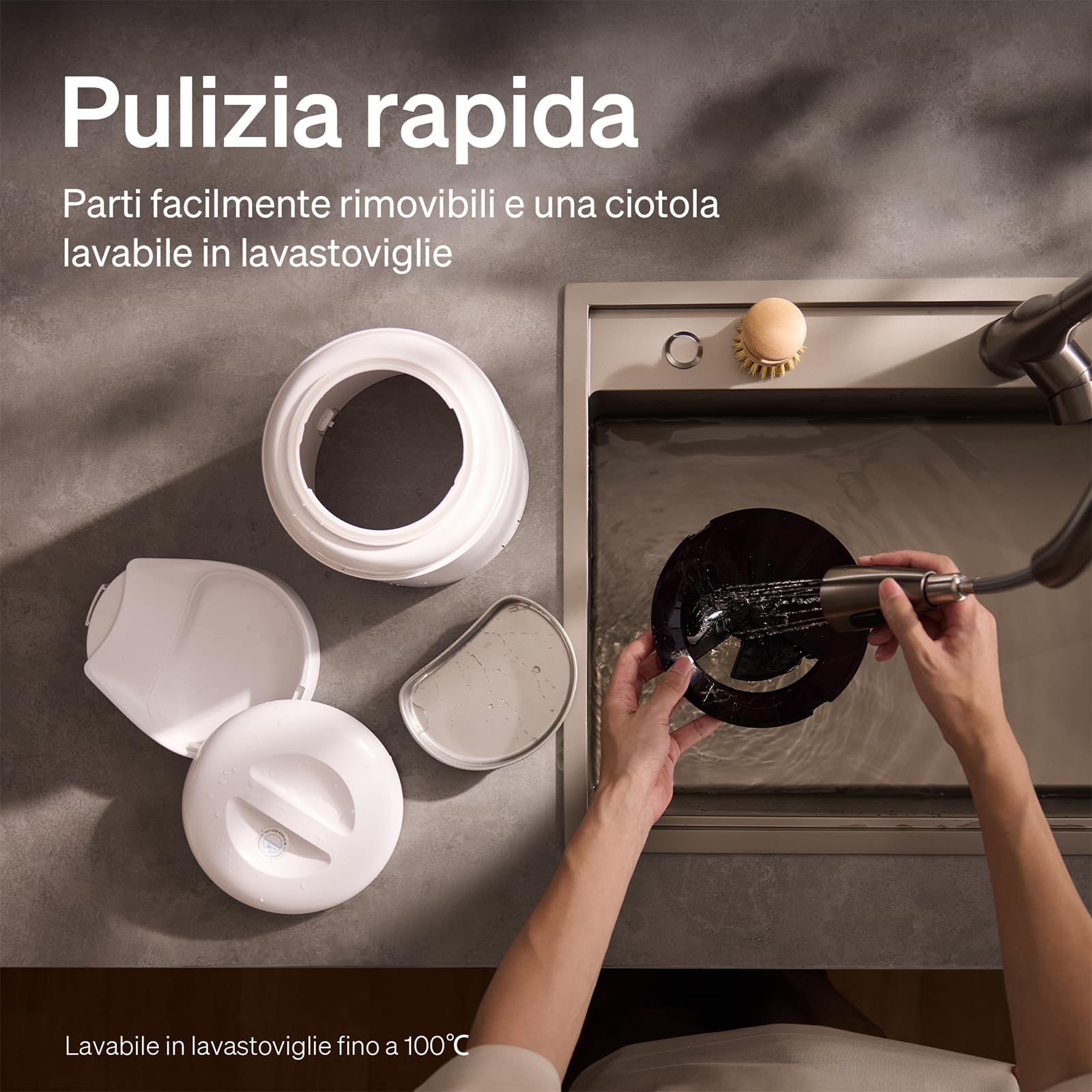 PETLIBRO Mangiatoia Automatica per Gatti da 5 Litri con APP - Mangiatoia per Cani WiFi 5G e 2.4G Sensore Cibo Basso e Blocco