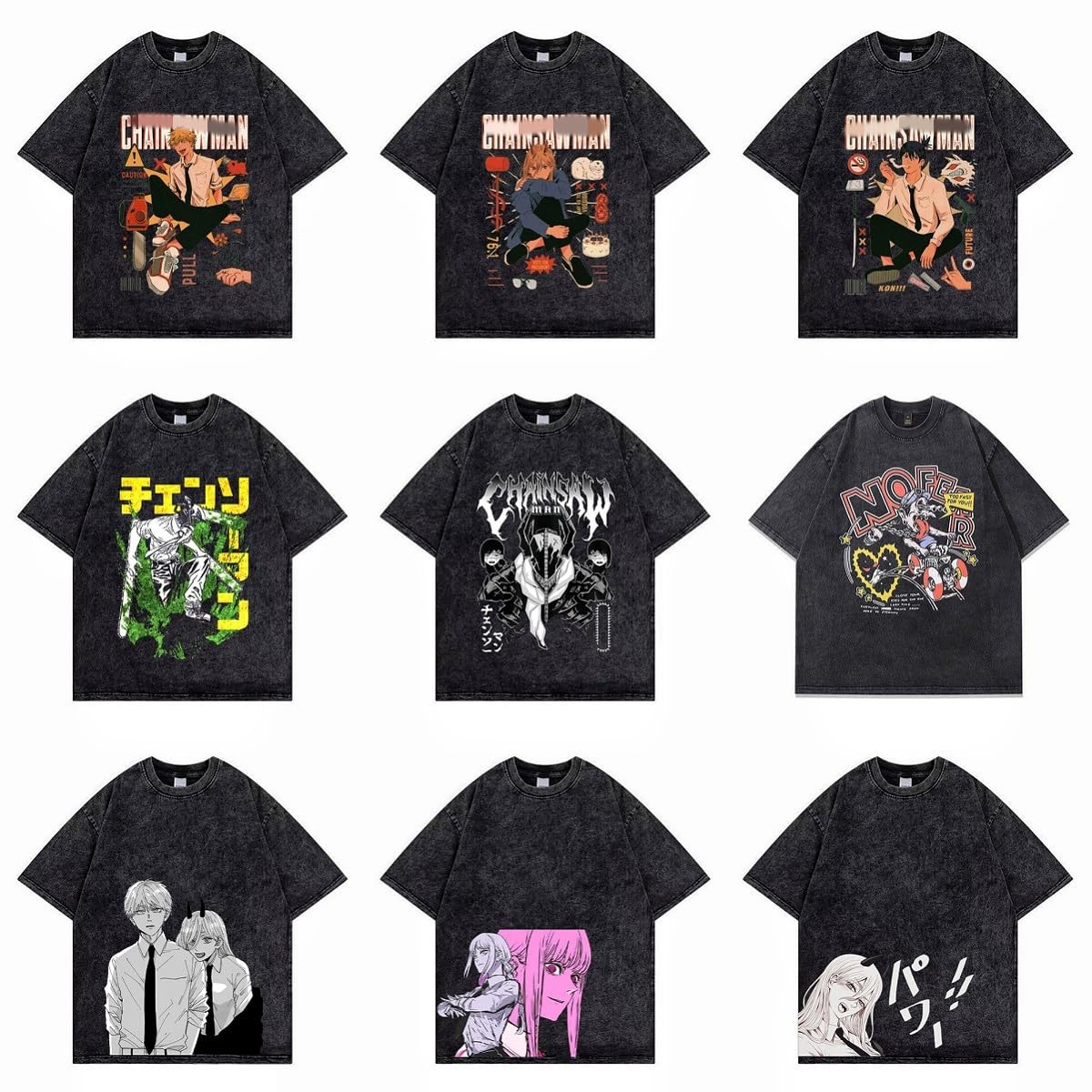 チェンソーマン缶バッジTシャツマキマパワー