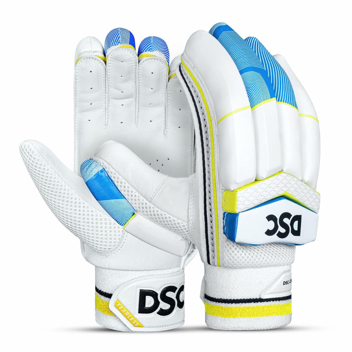 DSC Condor Motion Cricket Batting Gloves, Boys-Right (Orange-White)
