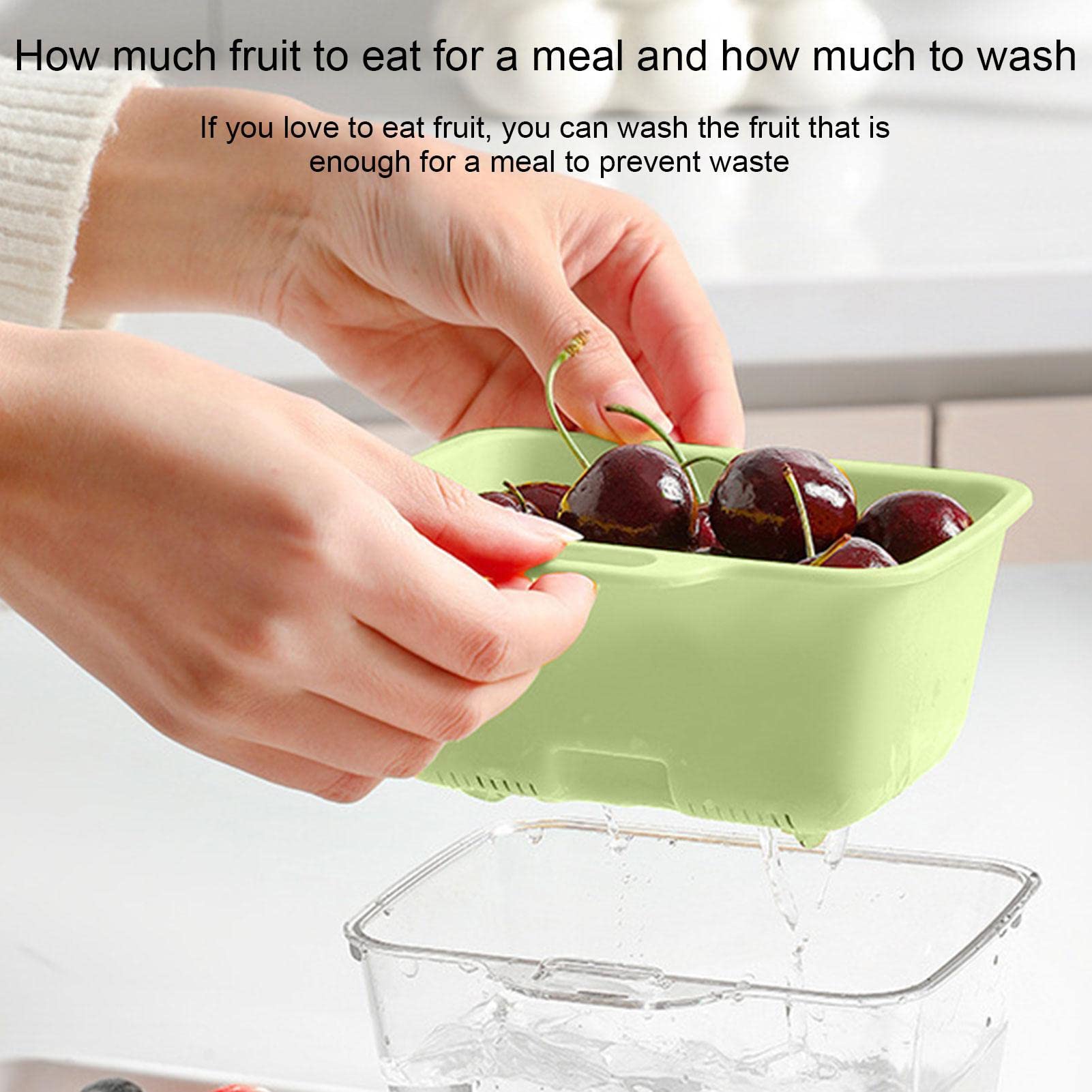 Set Scolapasta 2 In 1 Con Ciotola - Ideale Per Lavare E Scolare Frutta E Verdura (Grande) - Foto 6