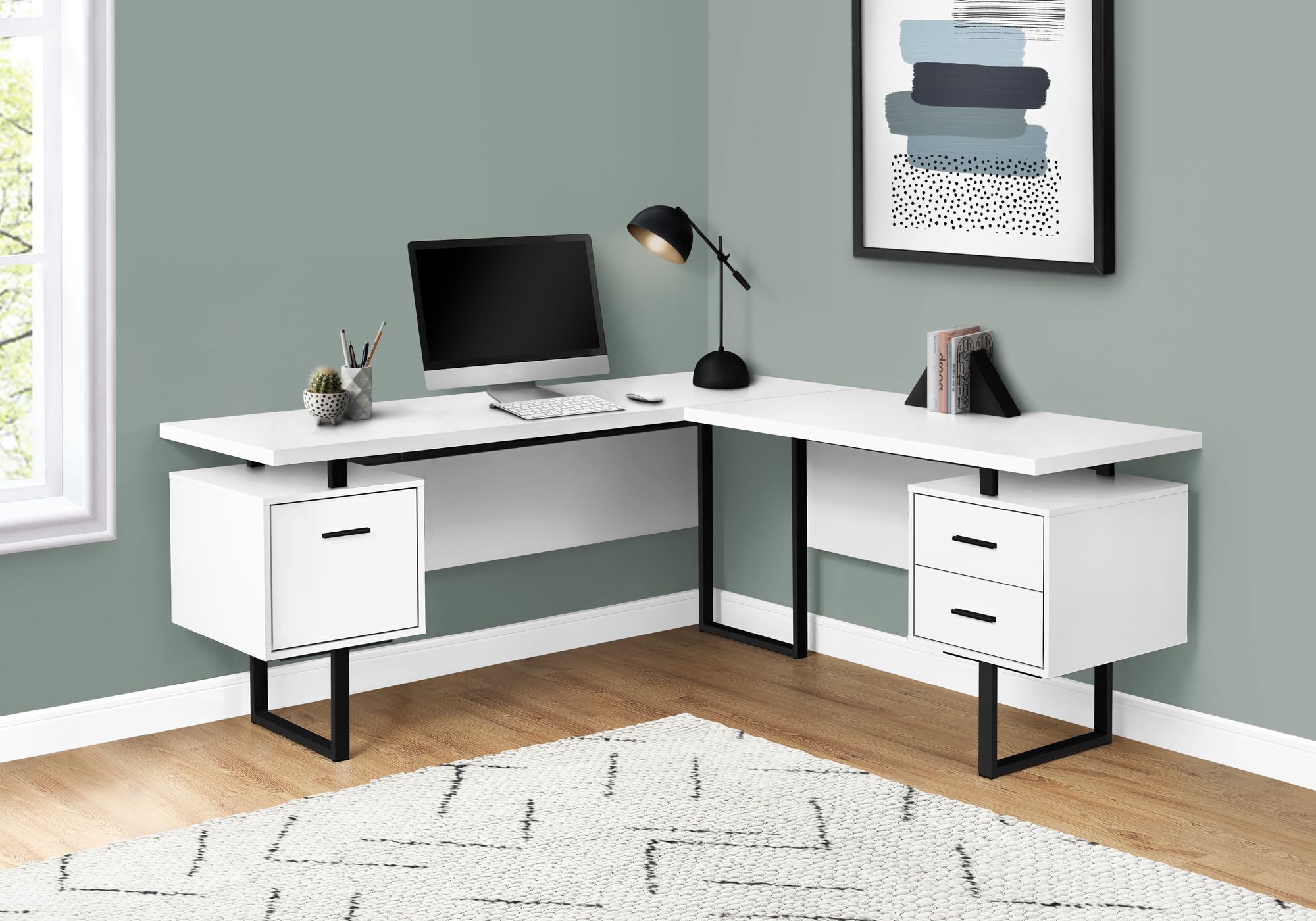 Amazon.com: Monarch Specialties I 7616 Computer Desk, Home Office