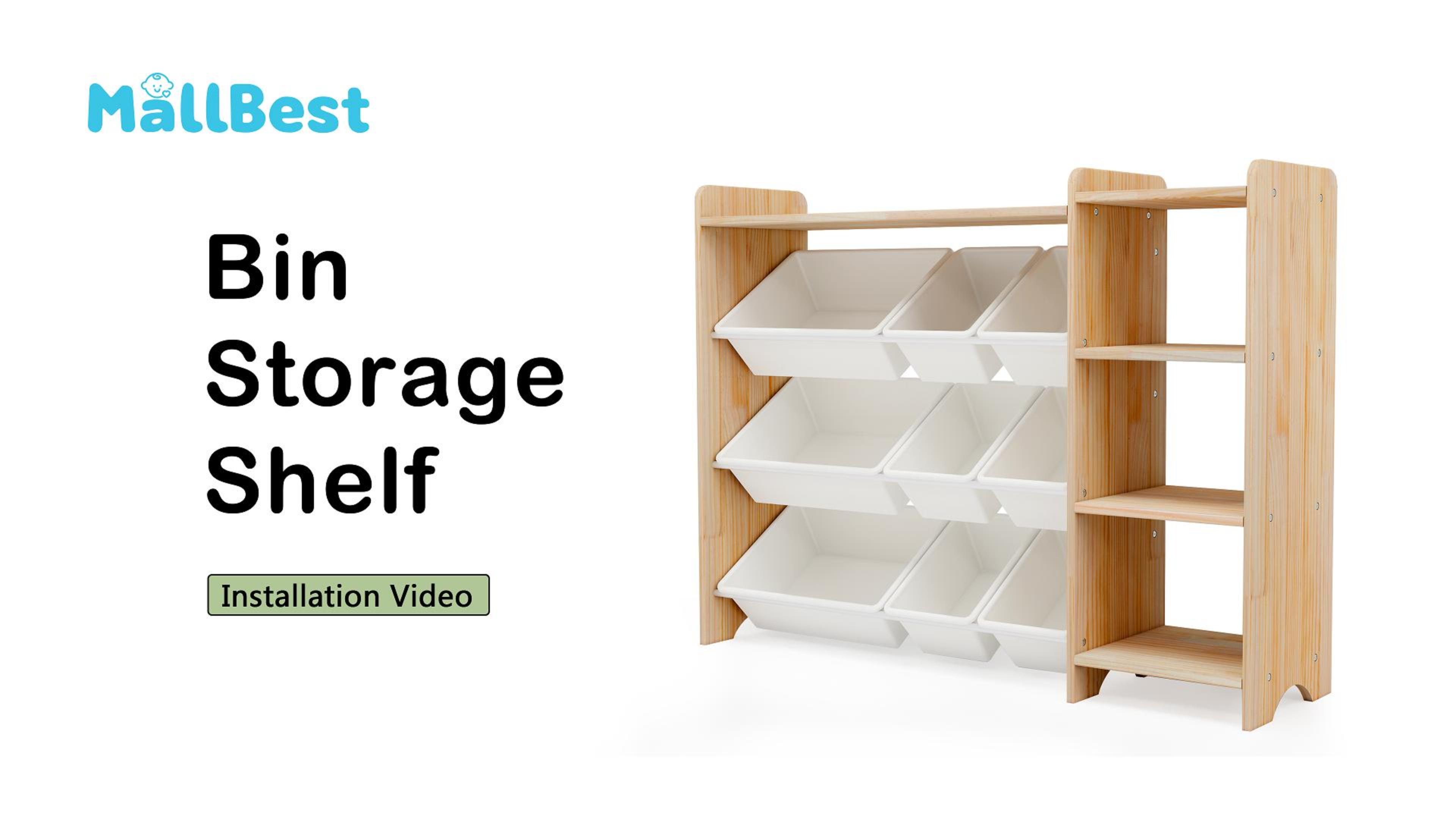 Amazon.com: MallBest 4-Tier Kids' Toy Storage Organizer Shelf