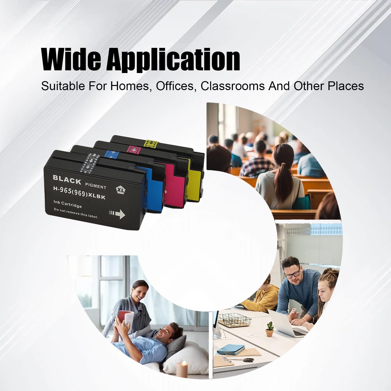 Amazon.co.jp: 965 965XL インクカートリッジ高収量コンボパック交換用