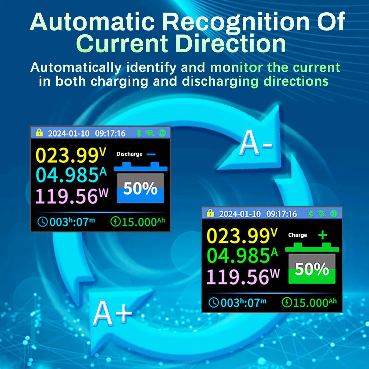 Automatic Recognition of Current Direction display
