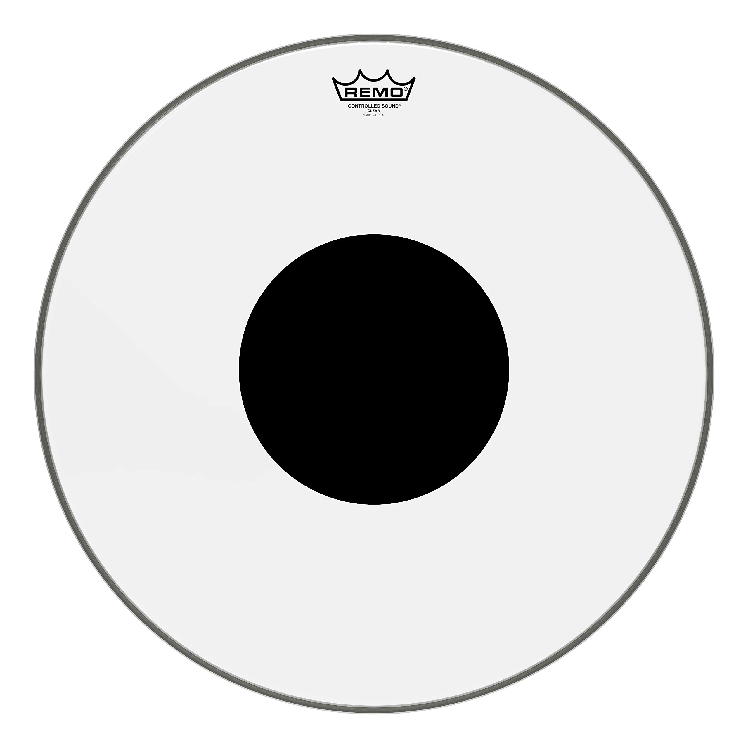 RemoBatter, CONTROLLED SOUND®, Clear, 20" Diameter, BLACK DOT(TM) On Top