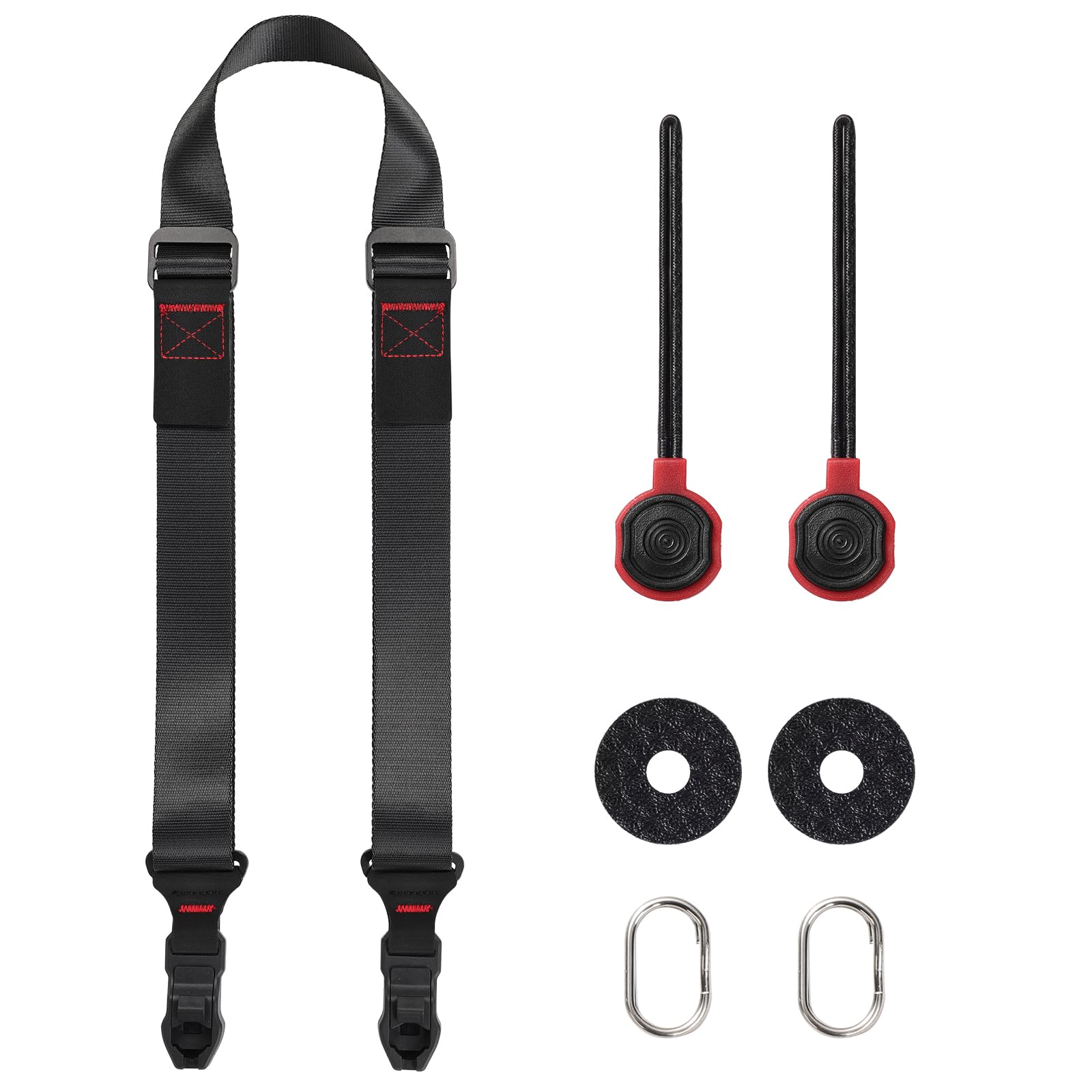 JAYVX Quick Release Camera Strap for DSLR/Mirrorless - Instant Detach Safety Lock, Universal Compatible with Canon Nikon Sony, Adjustable Neck Strap (