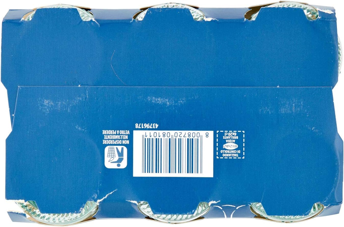 Italian Gourmet anPellegrino Italian Gourmet Acqua Brillante Aperitivo | Bevanda analcolica frizzante dal gusto agrumato; spritziger Drink für, Gesamtnettogewicht 9,6 L + Kostenlos Polpa 400g