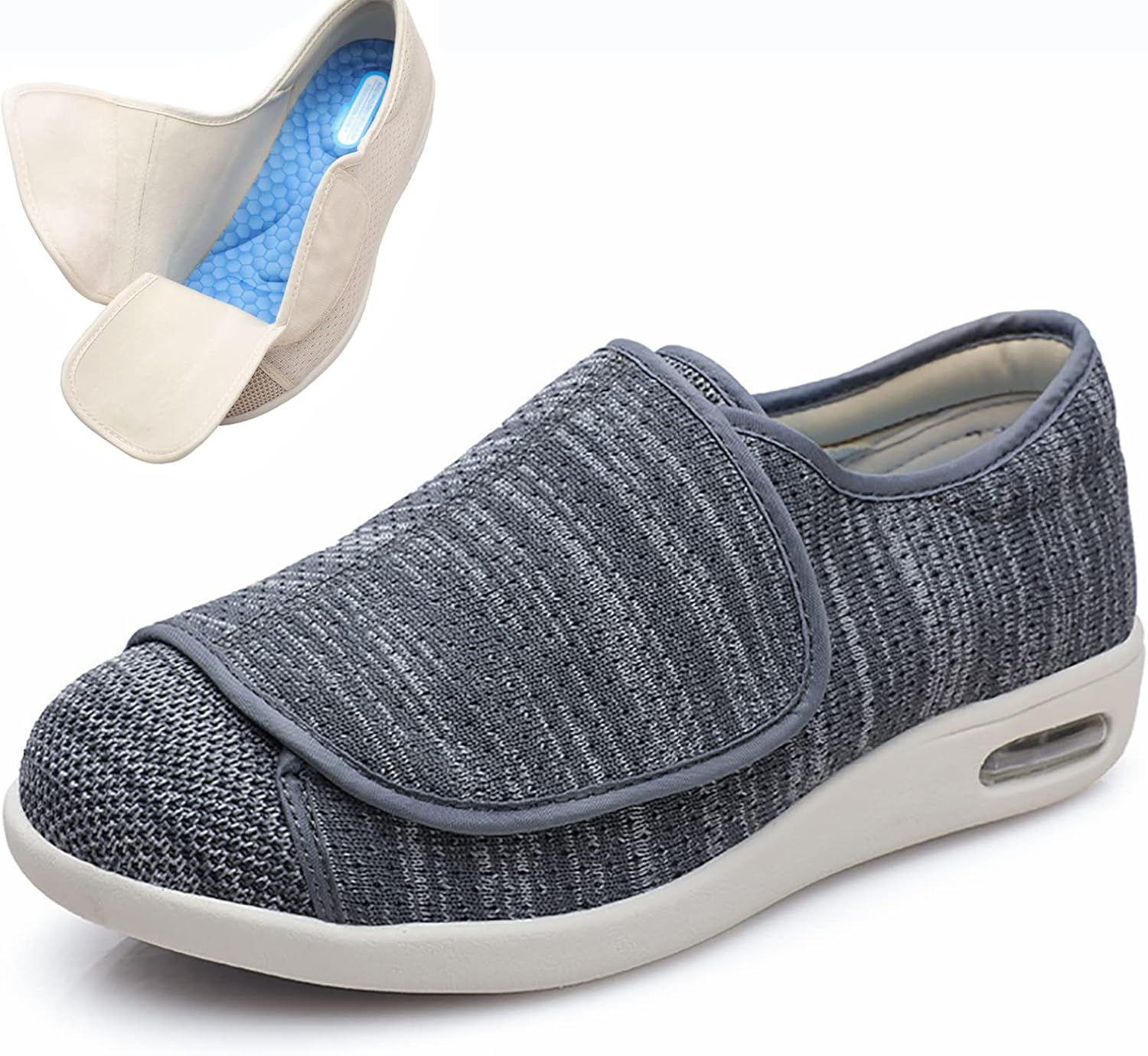 DHIJUPNG Shoes Seniors Men with Swollen Feet,Women's Non