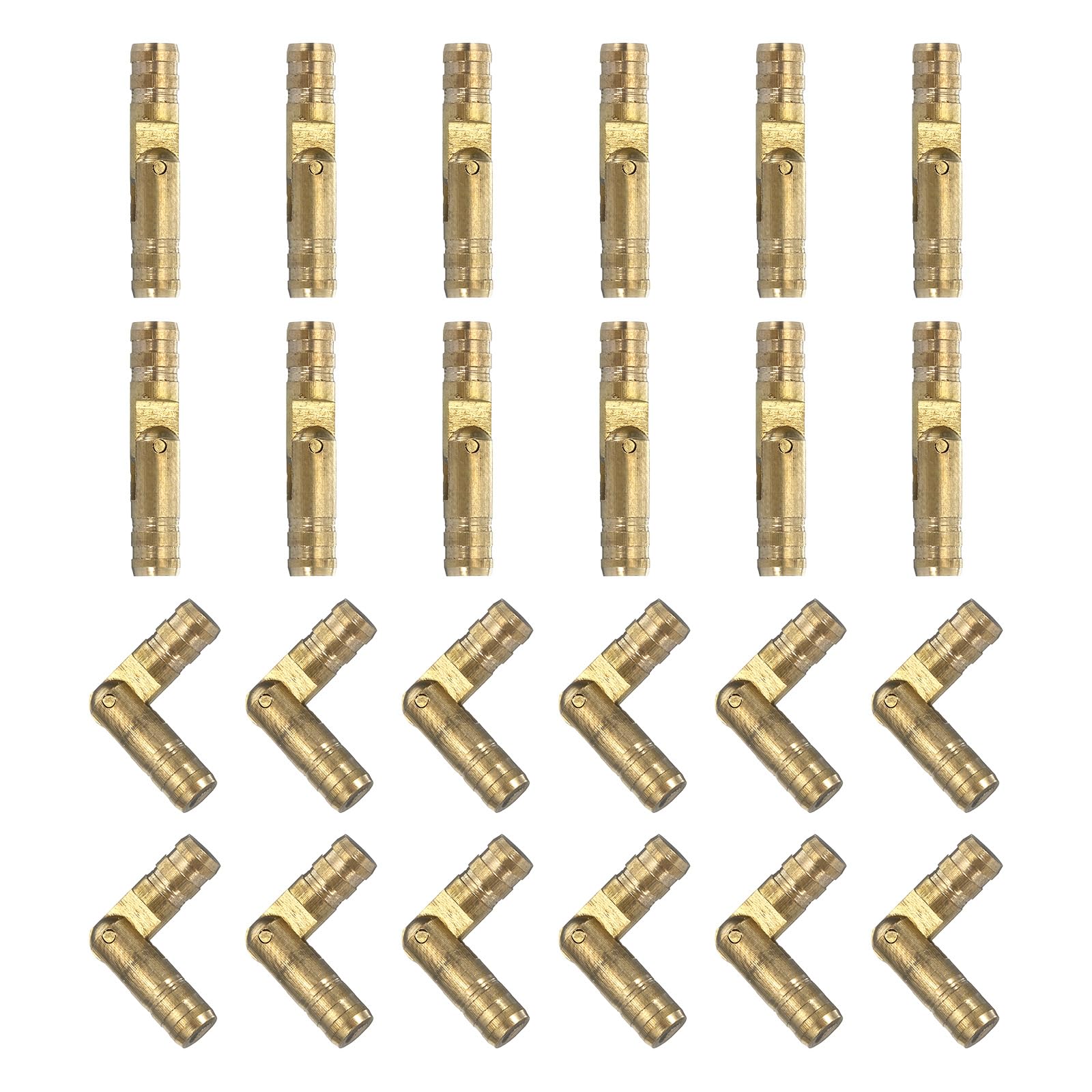 uxcell Invisible Brass Barrel Hinges