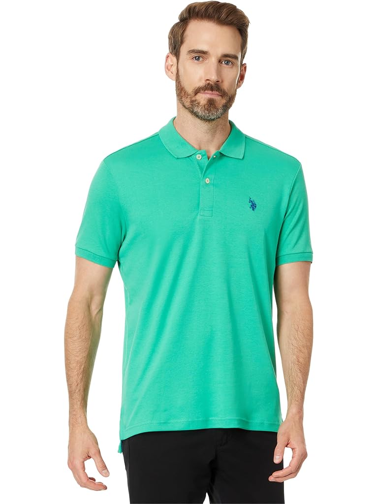 U.S. POLO ASSN. Slim Fit Interlock Polo