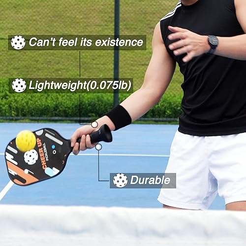 Miniatura 3 de Pickleball Ball Retriever 2 unidades, se recoge fácilmente sin doblarse, protege tu espalda, se adapta a cualquier pala estándar, elástico y