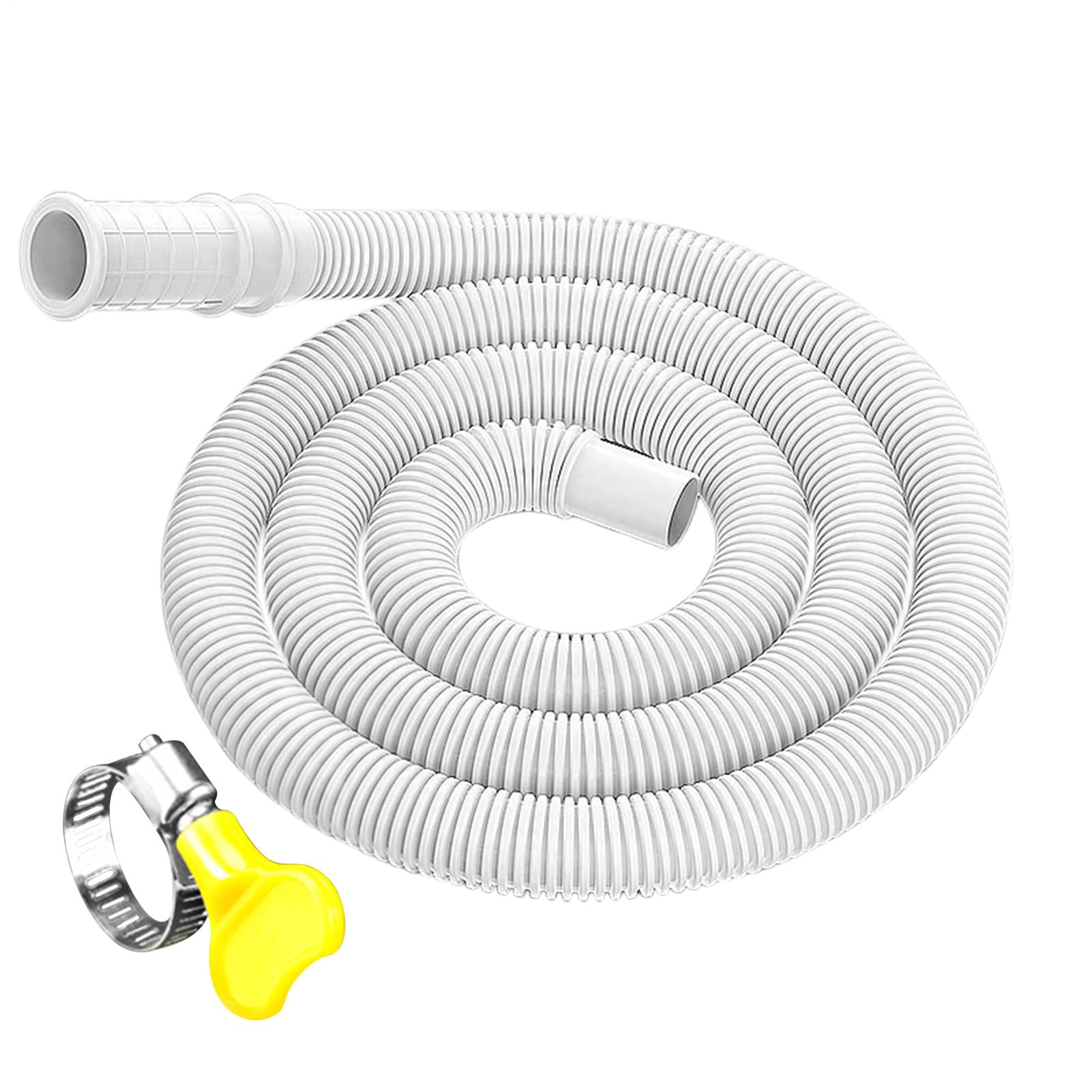 Tubo Di Scarico Flessibile Per Condizionatore E Deumidificatore, Diametro Interno 16 Mm, Lunghezze 3-4-5 M, Con Morsetto, Antigoccia