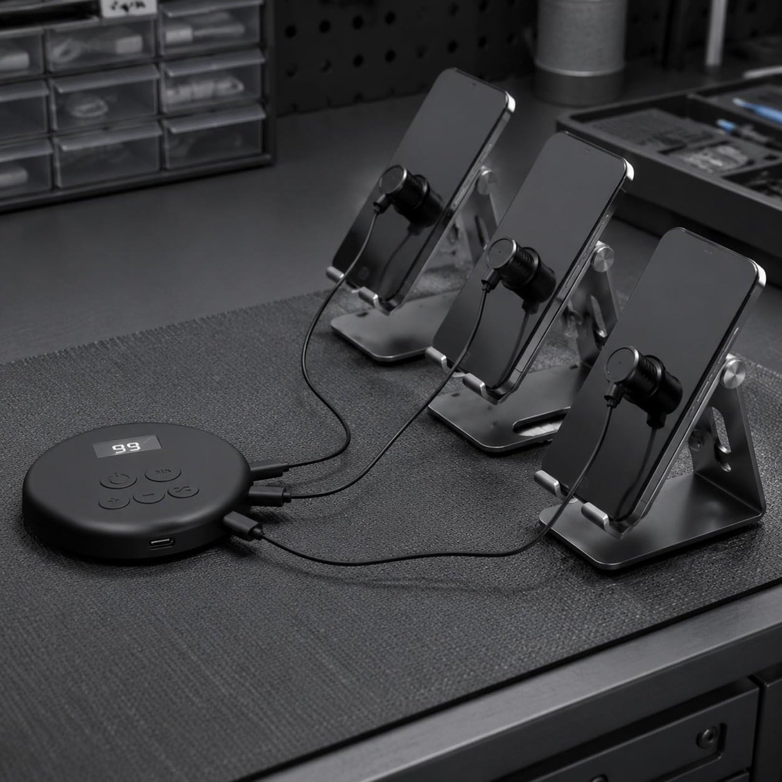 Dispositivo Toca Pantalla Automático Pulsador de Pantalla Asistente Accesorio para Móvil con 199 Niveles de Velocidad Silencioso y Ajustable Adecuado, Style to 2
