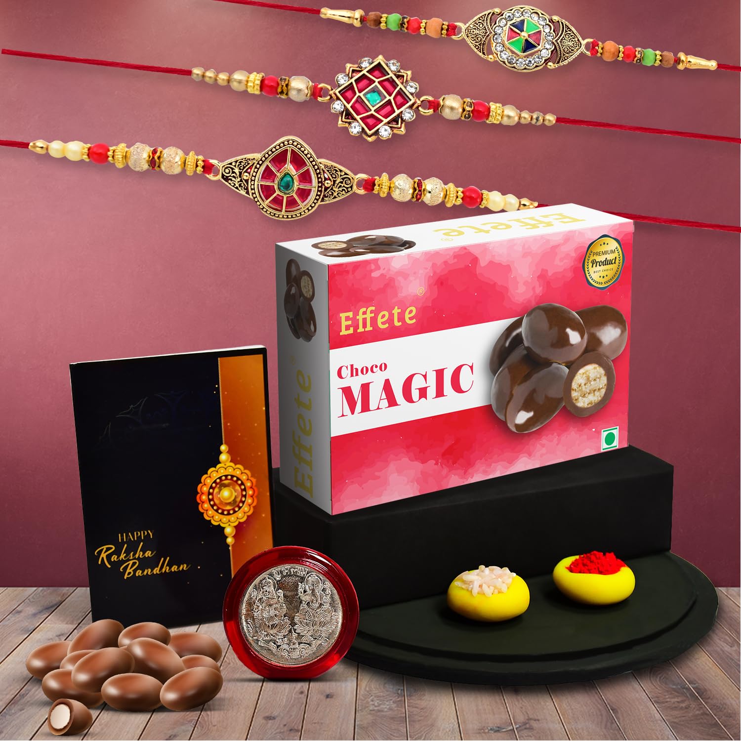 DeoDap Rakhi (K3_417+418+419_CM32) & Chocolate Magic 32gm, Rakhi Combo with card and chocolate, chocolates gift pack, Rakhi & Chocolate for brother, rakhi with gift, Set of 3 Rakhi (B0CCDPPWK3) Amazon Price History, Amazon Price Tracker