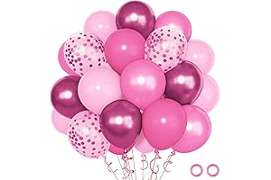72Pcs Hot Pink Balloons Set - The Perfect Party Essential for Any Occasion