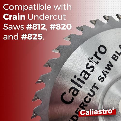 Miniatura 2 de Hoja de sierra de corte inferior, 6-12 pulgadas de diámetro, repuesto para Crain #821, compatible con sierra de corte bajo Crain #812, #820 y #825 -