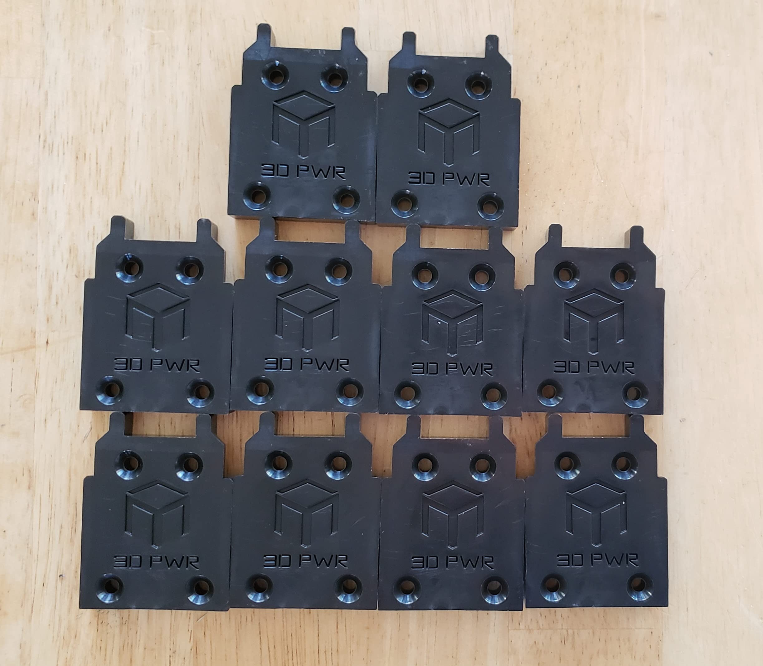 10 Pack 3D PWR Tool Holder for Dewalt 20V Tools Mount / Hanger - Durable 3D PWR