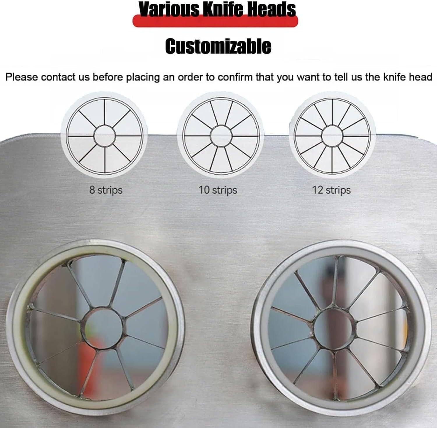 Affettatrice manuale per carote e cetrioli, con 2 lame, 10 fette/min, diametro 45 mm, per sushi, insalata e preparazione di pasti