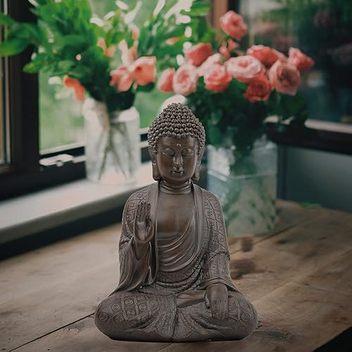 Miniatura 8 de Leekung Estatutos de Buda Zen y Estatua de Meditación de Yoga