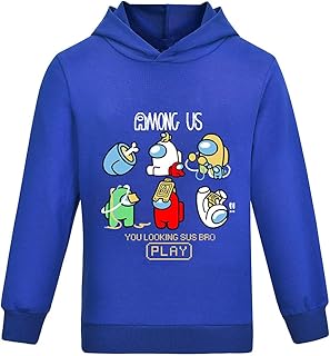 Teen Game Among Us Hoodie You Looking Sus Bro Play Fashion Kids Imposter Graphic Pullover Sweatshirt Boys Girls