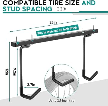 EVERHANGER Ceiling Bike Racks for Garage, Indoor Bike Storage Hanger