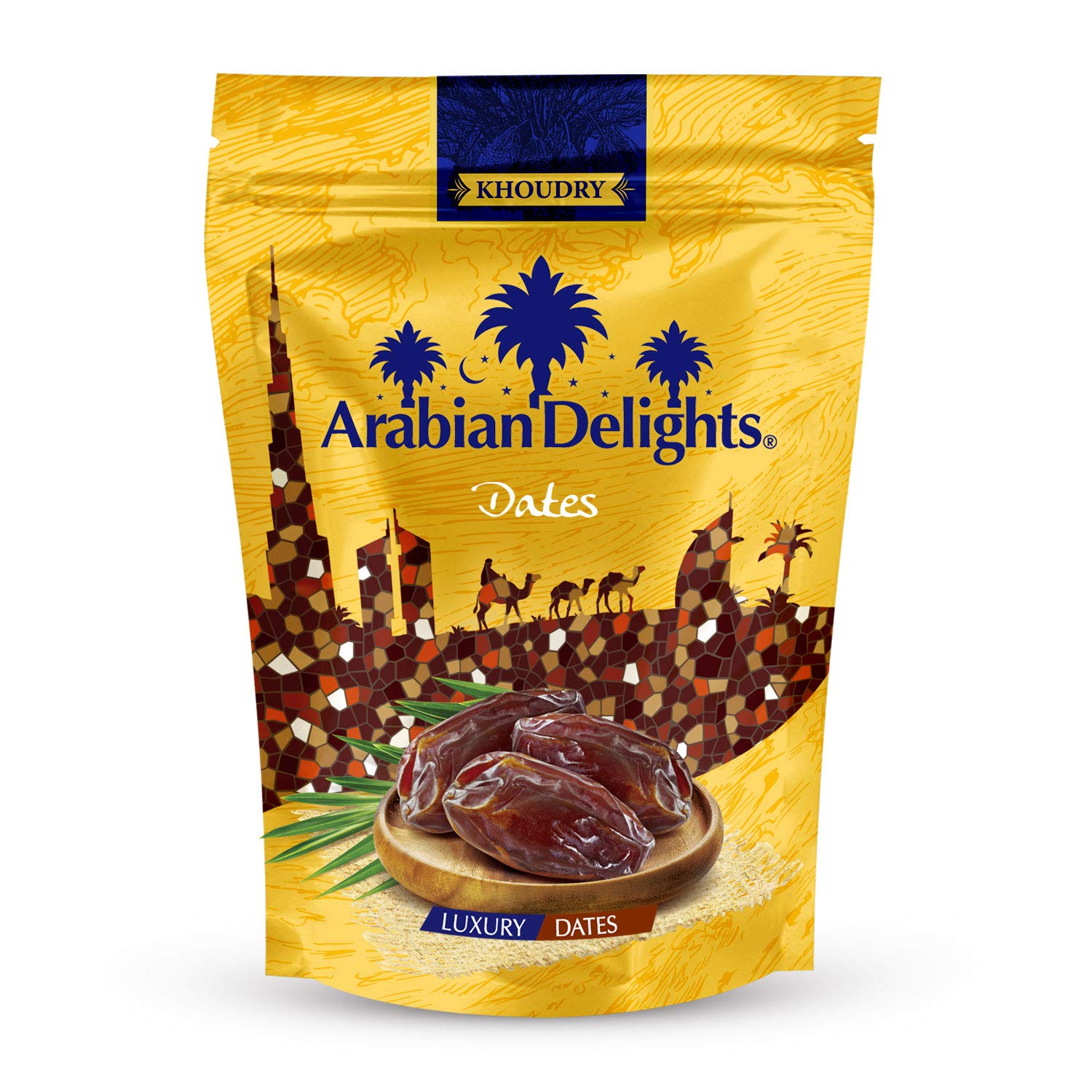 Buy Arabian Delights Khudri Luxury Dates 500 gm, Chocolate Coated