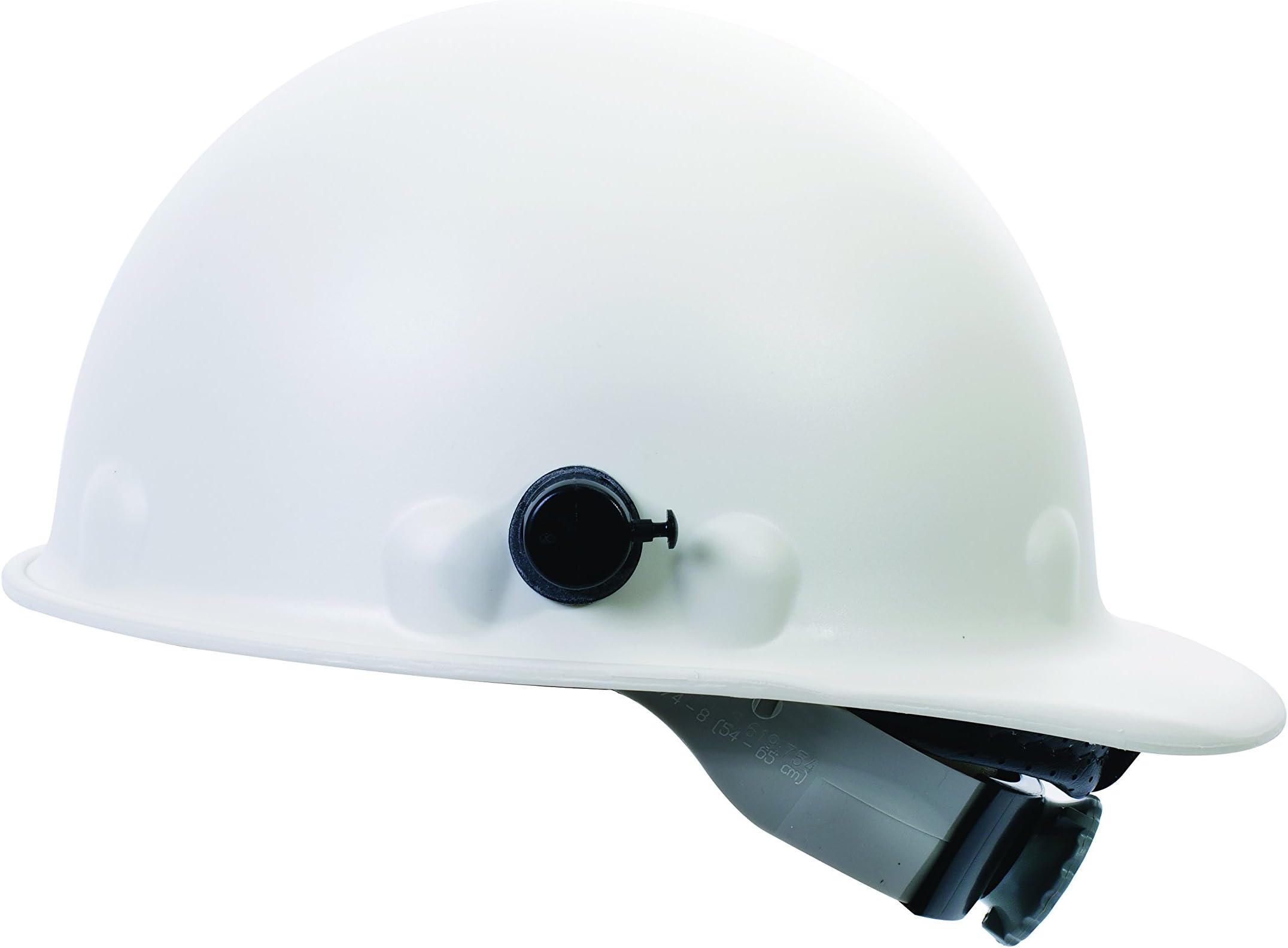 by Honeywell P2AQSW01A000 Super Eight Swing Strap Fiber Glass Cap Style Hard Hat with Quick-Lok, White, Medium