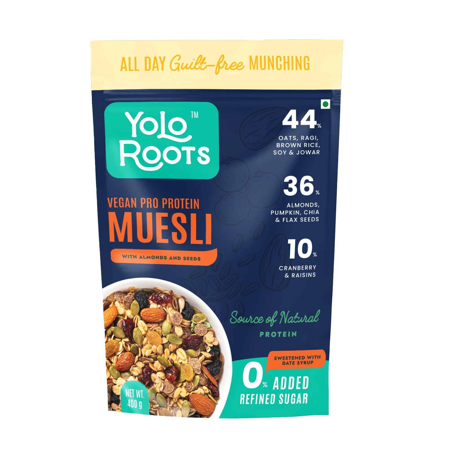 See full amazon price history chart for Yolo Roots Vegan 16gm Protein Muesli With Almonds & Cranberry 400g | Rich Protein Source 36% Nut,Seeds & 44% Multigrains |10% Cranberry & Black Raisin | Made With Date Syrup, Vegan & Gluten Free Sugar Free Snack Yolo Roots Vegan 16gm Protein Muesli With Almonds & Cranberry 400g | Rich Protein Source 36% Nut,Seeds & 44% Multigrains |10% Cranberry & Black Raisin | Made With Date Syrup, Vegan & Gluten Free Sugar Free Snack (B0CNWBLM3X) Amazon Price History, Amazon Price Tracker