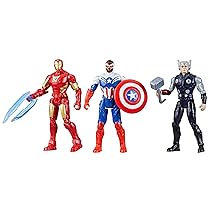 Hasbro Marvel Avengers Epic Hero Series, Team-Up Gift Pack, giocattoli di supereroi da 10 cm
