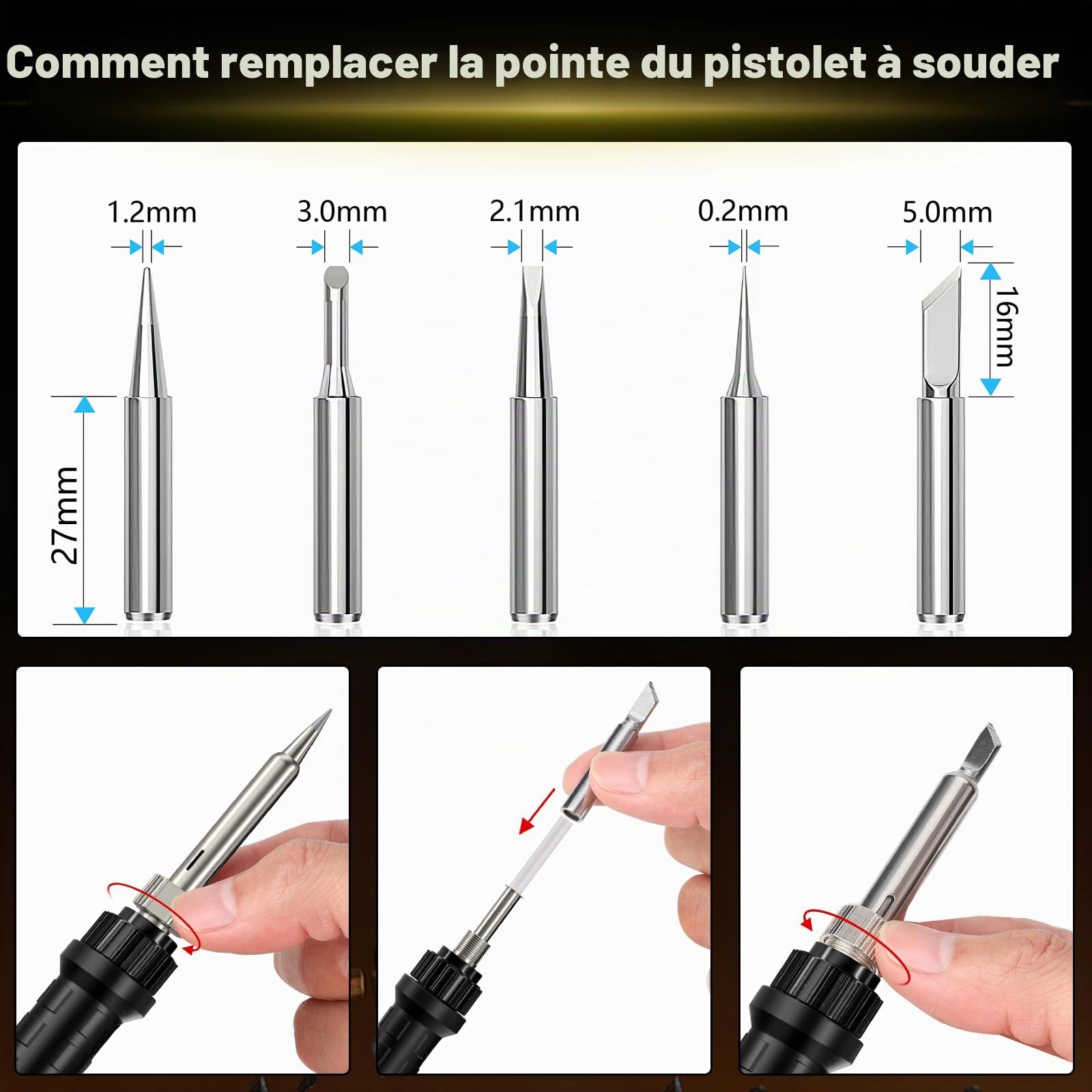 Kit fer à souder sans fil compatible batterie Makita 18V LXT pistolet à souder numérique LED 90W pour tous les amateurs de bricolage (batterie non fournie)