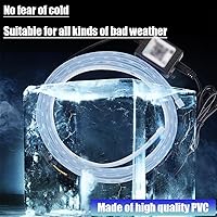 Vista 3 de BELOMI Tira de luz LED para capó de automóvil, 70 pulgadas, flexible, impermeable, luz de circulación diurna, lámpara de ambiente decorativa