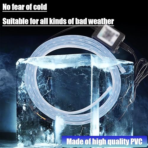 Miniatura 3 de BELOMI Tira de luz LED para capó de automóvil, 70 pulgadas, flexible, impermeable, luz de circulación diurna, lámpara de ambiente decorativa