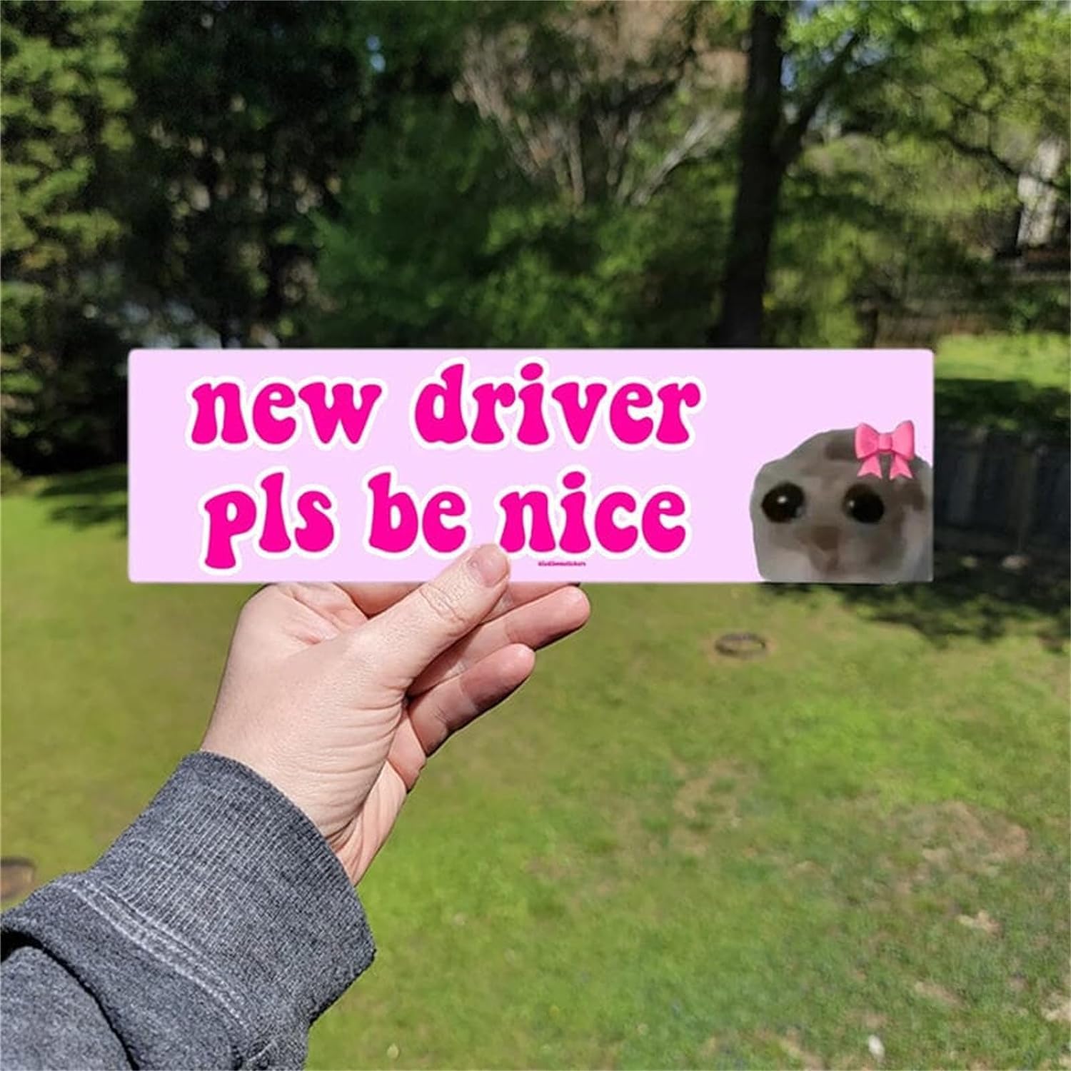 Nieuwe bestuurder sticker - België