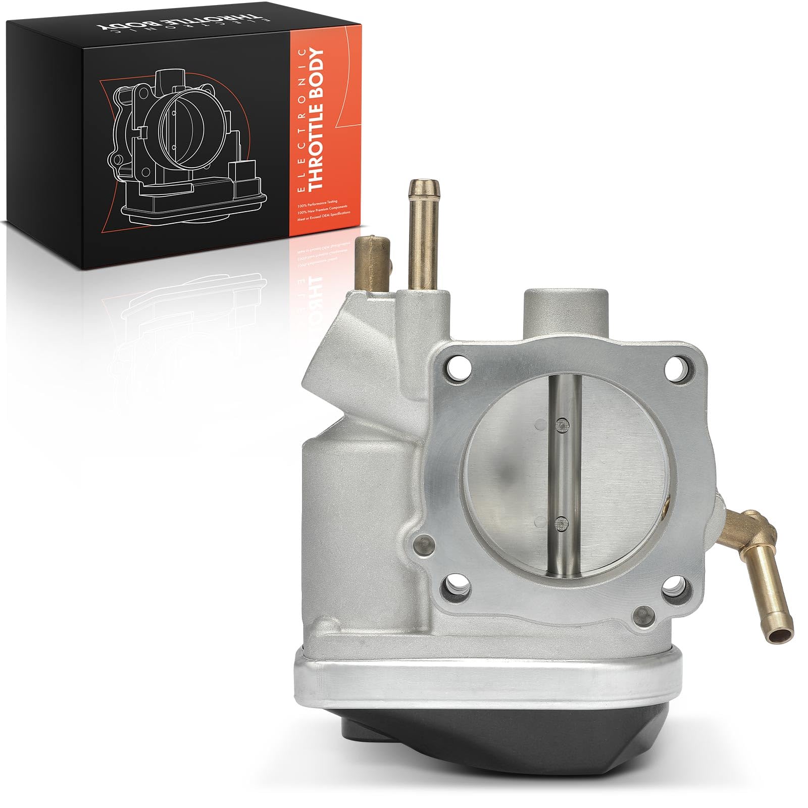 Frankberg Drosselklappenstutzen Drosselklappe Benzin Kompatibel mit New Beetle 1C1 9C1 2.0L 1998-2010 New Beetle Cabriolet 1Y7 2.0L 2002-2010 Replace# 06A133062S