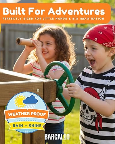 Miniatura 3 de Barcaloo Volante Jungle Gym para niños, fácil de montar en cualquier panel de pared, accesorio de columpio