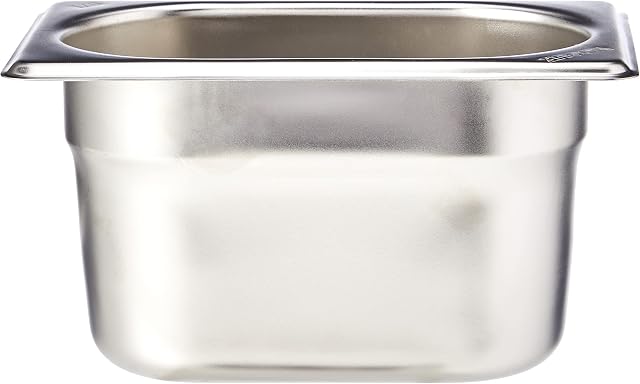 contacto 8613/100 gastronor stainles steel 1/9 100mm food container