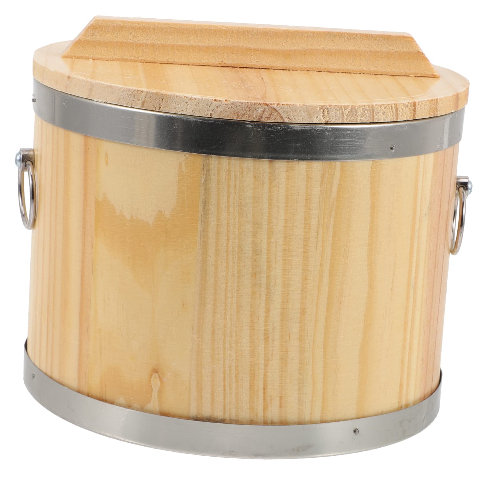 FUNOMOCYA Sushi Barrel Rice Cooling Bowl Japanese Rice Tub Asian Rice Steamer Pot Sushi Rice Tub Bread Basket Rice Container Rice Storage Container Dumpling Steamer Basket Hangiri Wooden