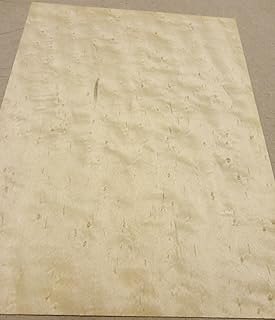 Birdseye Maple Figured Wood Veneer 8" x 10" raw no Backing 1/42" Thick AA