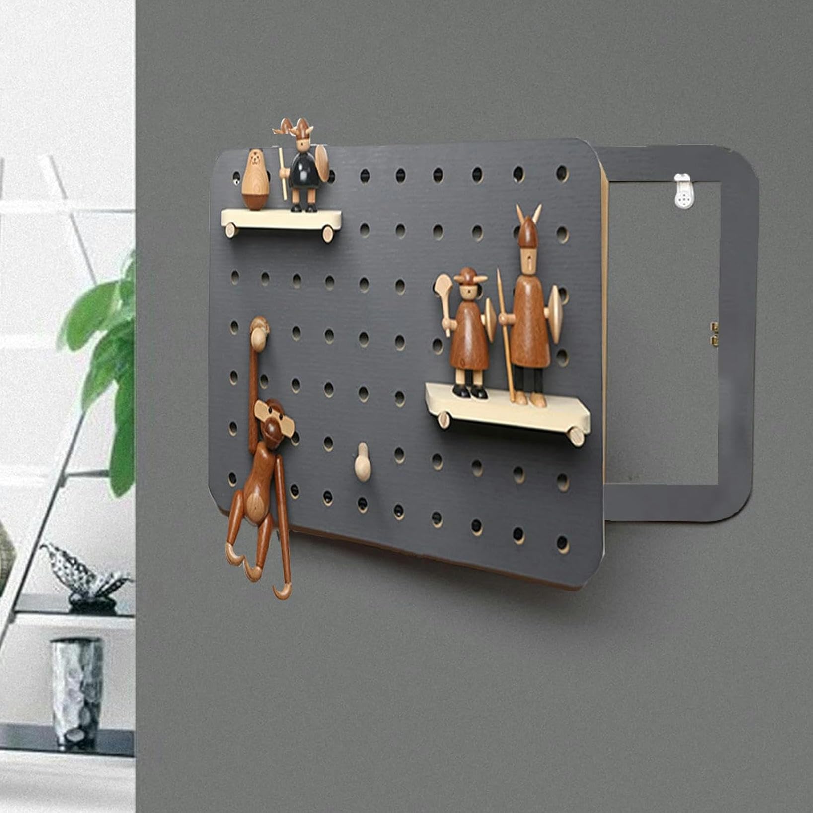 Cacher boîte de compteur électrique facilement grâce au panneau en bois décoratif