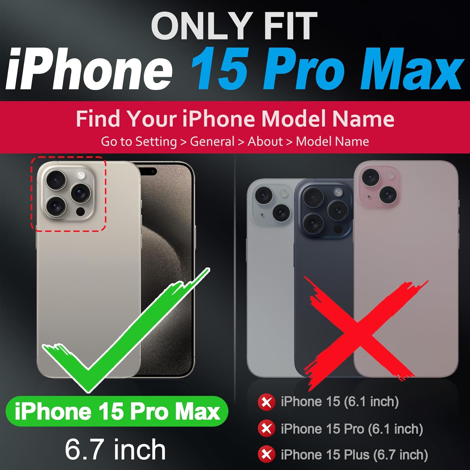 SHIELDON Case for iPhone 15 Pro Max 6.7", Genuine Leather/Magnetic Wireless Charging/Anti-Scratch/Non-Slip Grip/Shockproof/Slim Fit Phone Case Cover Compatible with iPhone 15 Pro Max 5G - Saddle Brown - Image 2