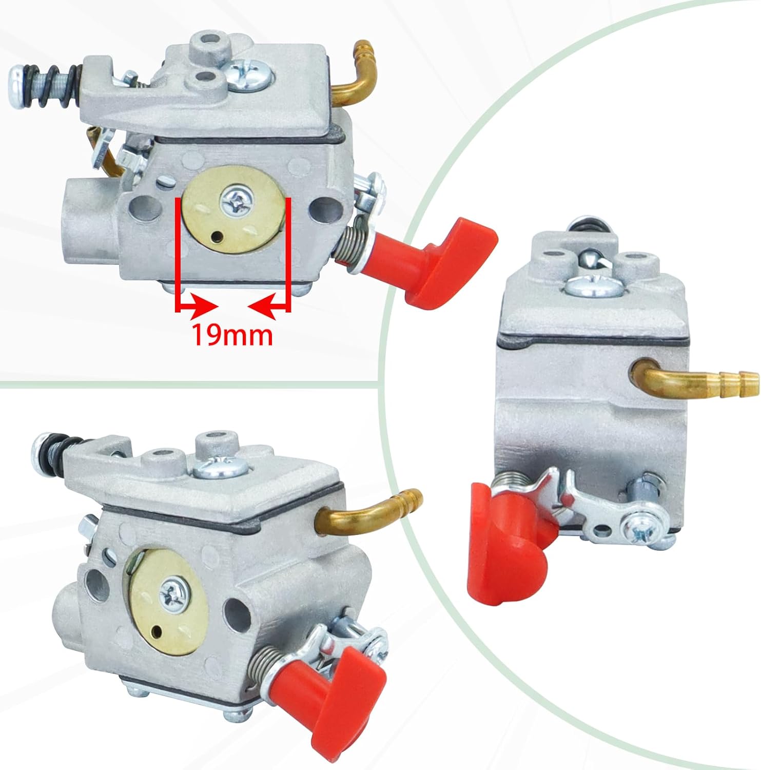 A021004690 Carburetor Fits for ECHO CS-2511 CS-2511T CS-2511TN CS-2511P for Shindaiwa 251TS Chainsaw Replaces for A021004691 for Walbro WT-1208 with A226001991 Air filter tune up kit