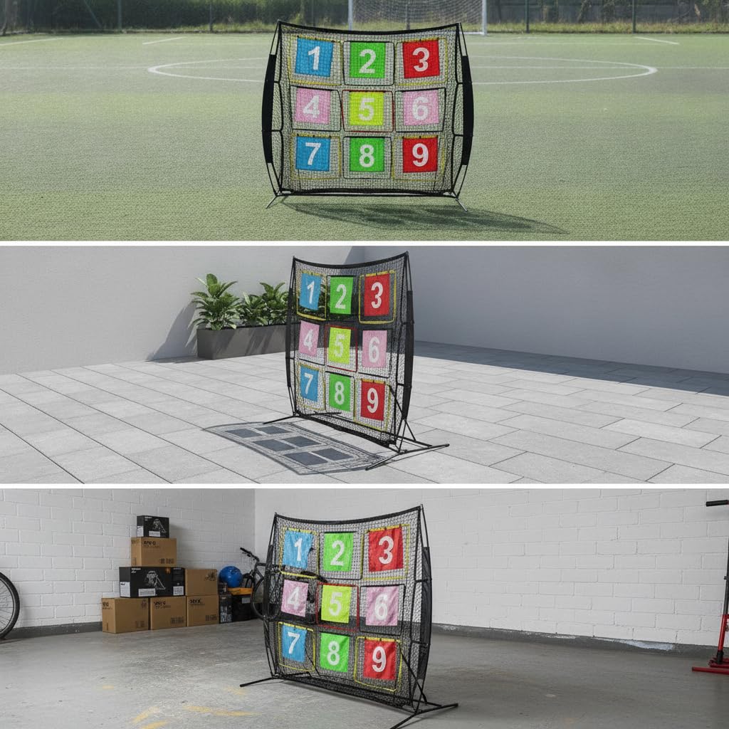 Multicolor Zielwurfspiel, faltbares Garten-Wurfspiel aus weichem Textil, tragbares Sportspielzeug draußen, Strandspielzeug
