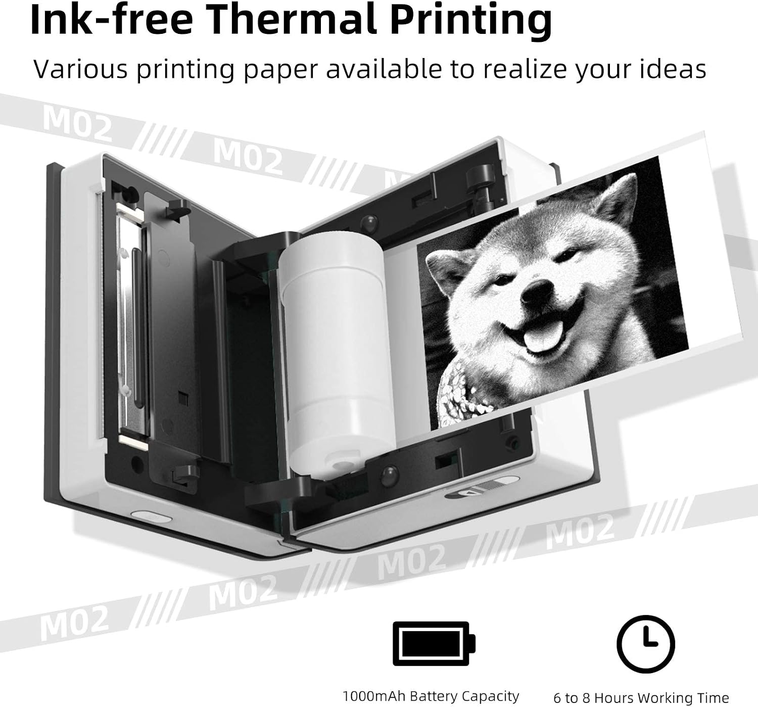 Black Friday Clearance Phomemo M02 Wireless Bluetooth Thermal Printer Portable Mini Pocket Printer Thermal Photo Printer Mobile Printer Sticker Maker for iPhone and Android Phones Tech Deals 🔥 Phomemo M02 Wireless Bluetooth Thermal Printer Portable Mini Pocket Printer Thermal Photo Printer Mobile Printer Sticker Maker for iPhone and Android Phones