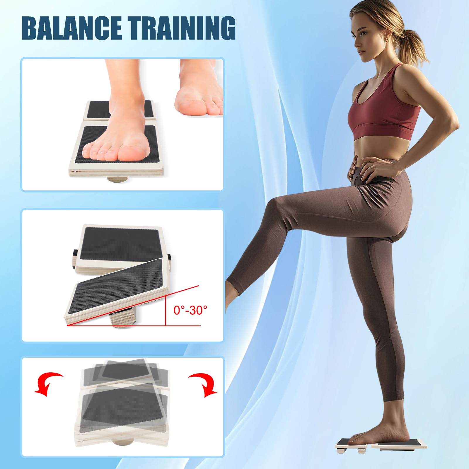 BALANCE CUSCINO PROPRIOCETTIVO PER EQUILIBRIO FITNESS YOGA PILATES MINI Stepper 8052575807418