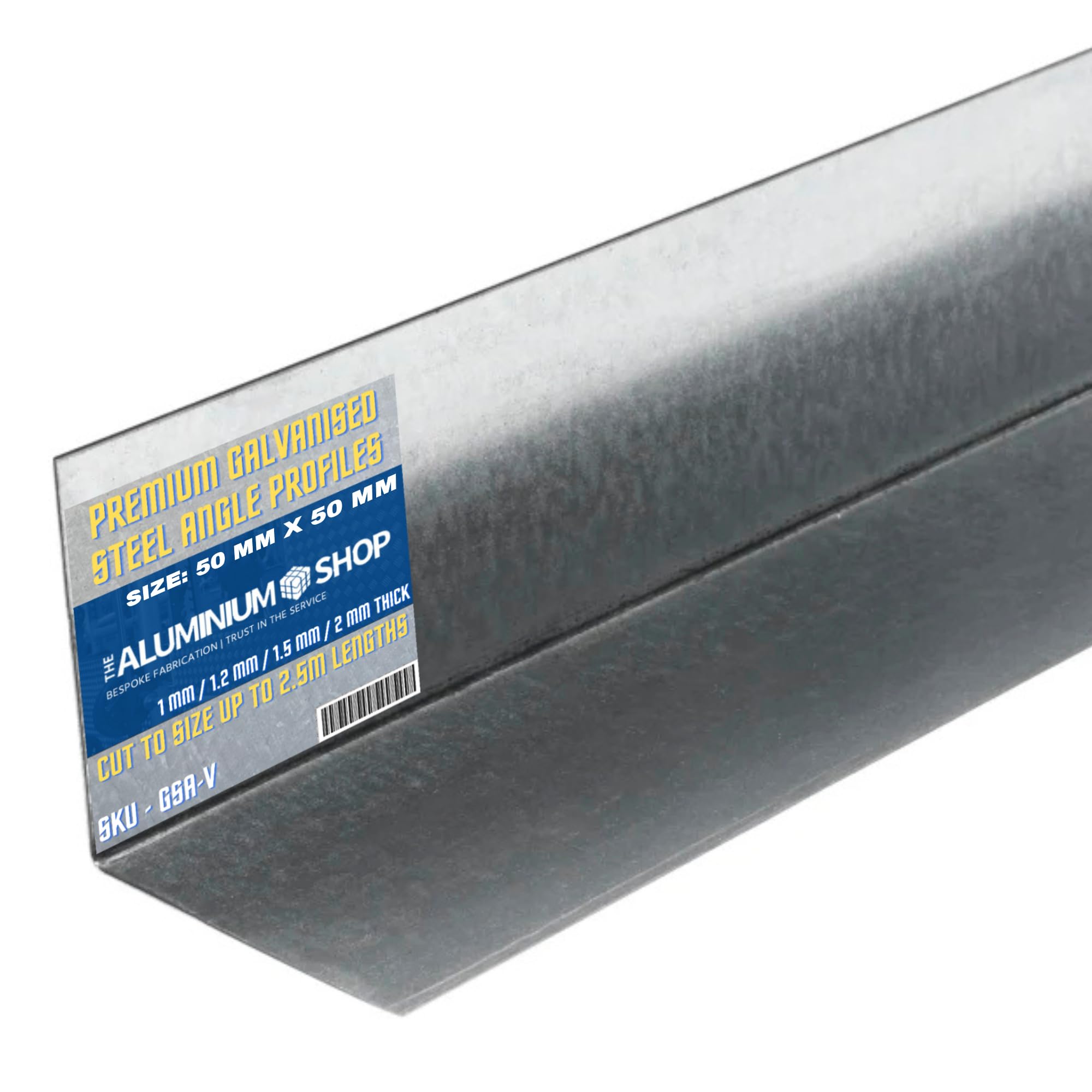 Galvanised Steel Angle (50mm x 50mm - 1500mm)