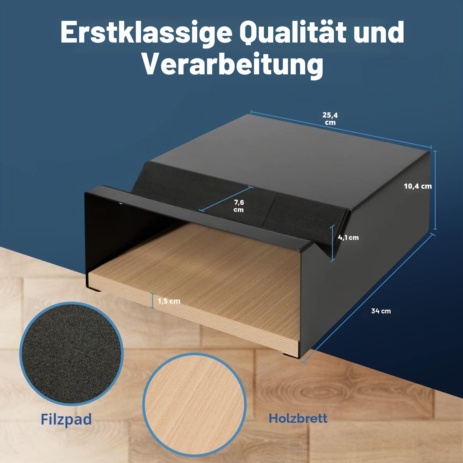 MOSHAY Fahrrad Wandhalterung S-Rack Fahrradhalter Aluminium Holz - Fahrradhalterung für Rennrad Gravel Bike Tourenrad - Fahrradständer Wand Innenaufbewahrung für Garage Wohnzimmer