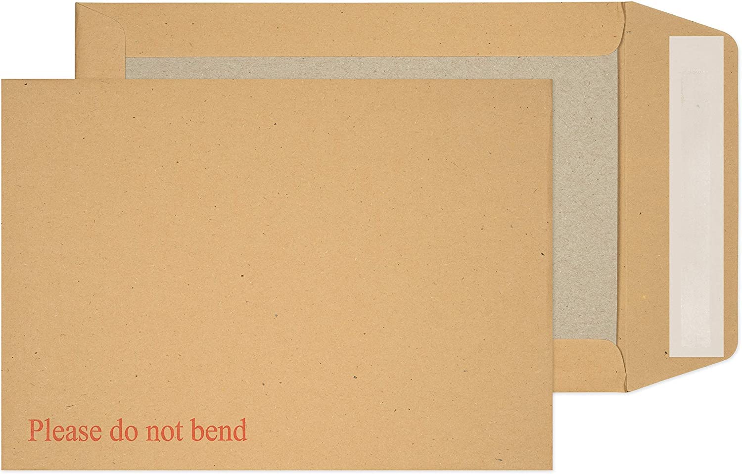 Red Rainbow 229mm x 162mm A5 C5 Manilla Hard Board Backed Envelopes Do Not Bend Envelopes (500, C5/A5-229mm x 162mm)