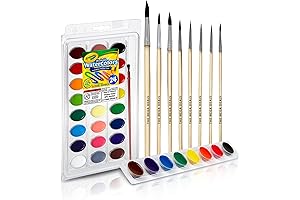 Watercolor Paint Set: Washable, Vibrant Colors for Kids' Artistic Adventures