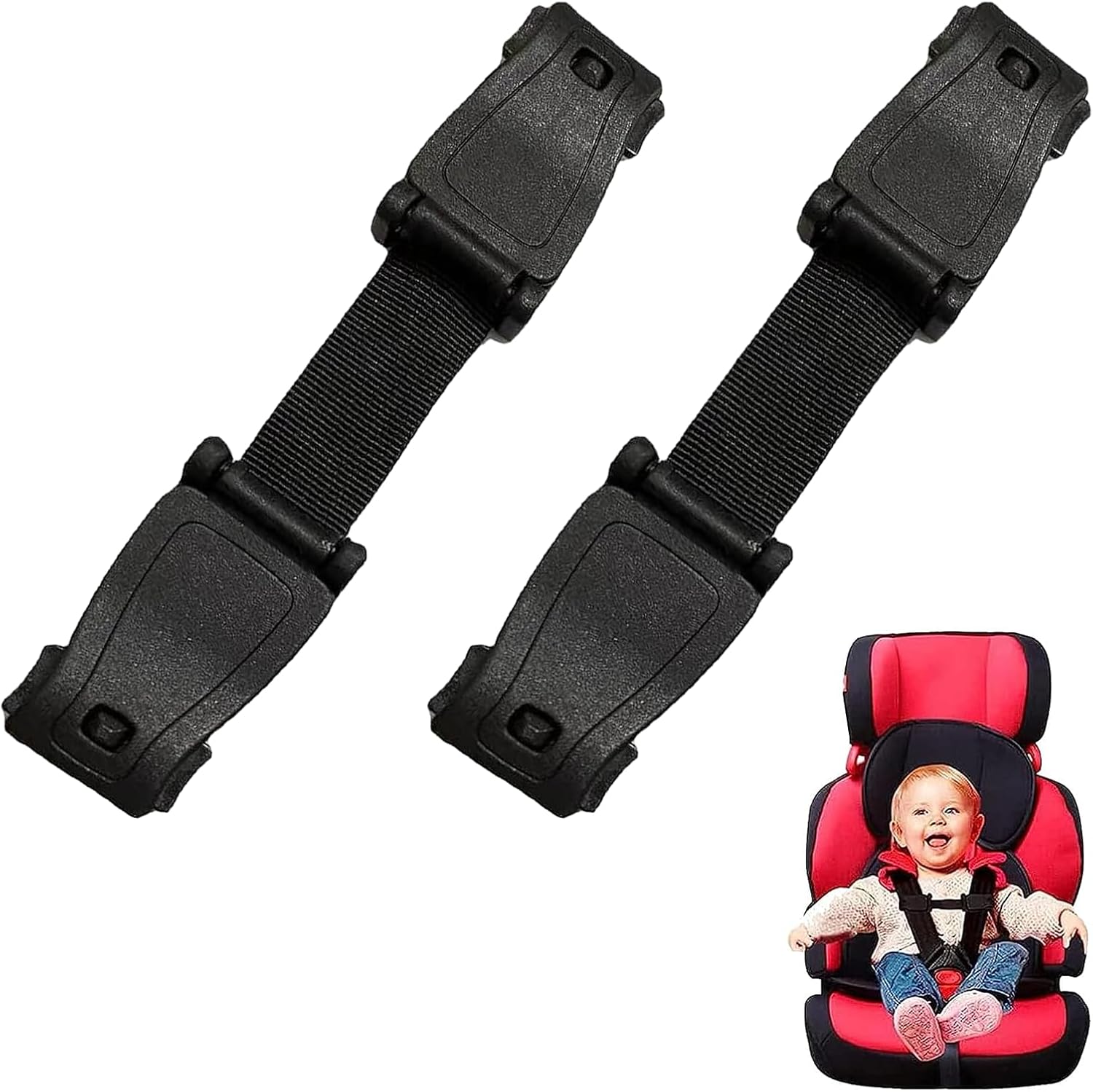 2Pcs Anti Escape Car Seat Strap,Exquisite Craftsmanship Child Seat Belt