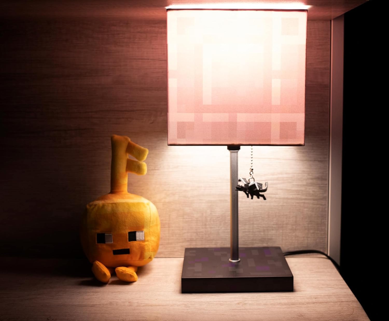 Minecraft Nether Portal Desk Lamp with Ender Dragon UK | Ubuy